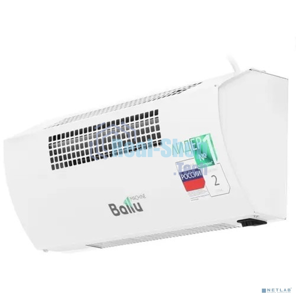Тепловая завеса Ballu BHC-CE-3L Ступени мощности 2,5/1,25 кВт, Номинальный ток 11 А, Производительность 250 м3/час, Напряжение питания 220 В - 50 Гц, Подключение к сети сетевой шнур с вилкой, Степень защиты 	IP20, Класс электрозащиты I, Увеличение температуры воздуха на выходе в максимальном режиме нагрева 37,5°C, Номинальный уровень шума 44 дБ, Габариты прибора (ШхВхГ) 	460x210x135 мм, Габариты упаковки (ШхВхГ) 495x145x220 мм, Вес нетто 	3,2 кг, Вес брутто 3,7 кг.