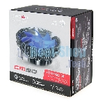 Кулер CROWN для процессора CM-90 (Для Intel и AMD,TDP до 95 Ватт,Низкая посадка радиатора,Гидродинамическии подшипник,Размер: 115x110x57 мм)