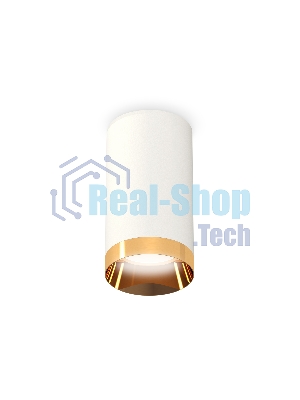 Светильник Ambrella Light XS6322024 SWH/PYG белый песок/золото желтое полированное MR16 GU5.3 (C6322, N6134)