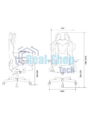 Кресло Бюрократ VIKING KNIGHT LT10 FABRIC коричневый, ткань, 120 кг, механизм качания