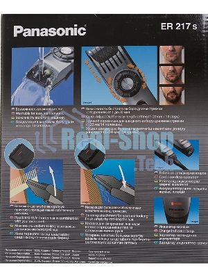 Машинка для стрижки Panasonic ER217S520 серебристый (насадок в компл:1шт)