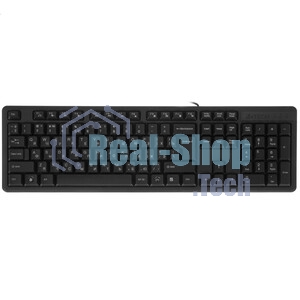 Комплект клавиатура+мышь A4Tech KK-3330S проводной, USB, 1200 DPI, чёрный