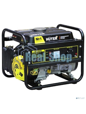 Электрогенератор бензиновый Huter HT1000L, 1.1 кВт, 65 дБ, 24.2 кг