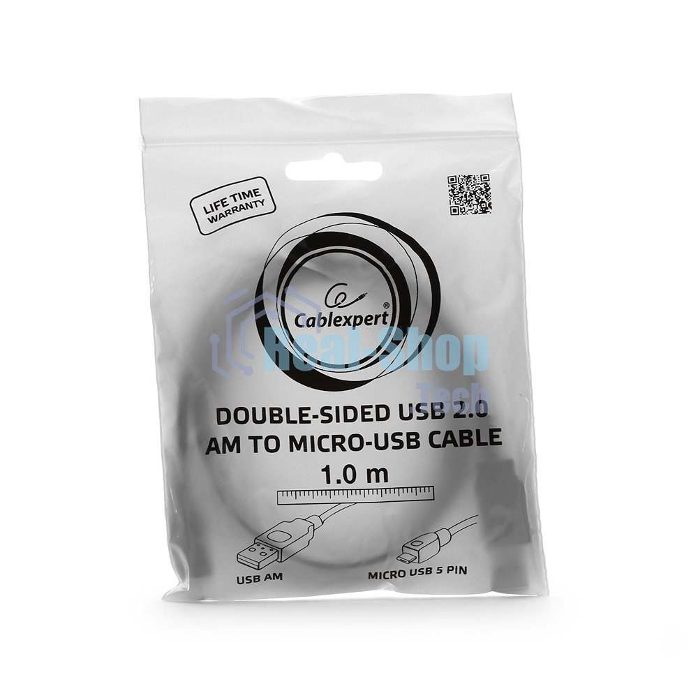 Кабель Gembird/Cablexpert USB 2.0, мультиразъем USB, AM/microB 5P, 1м, пакет