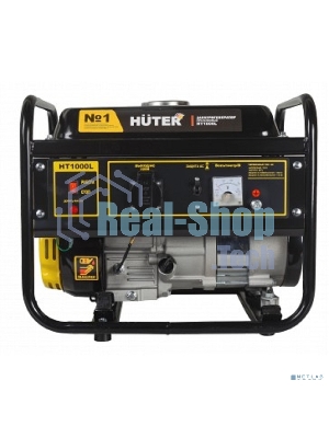 Электрогенератор бензиновый Huter HT1000L, 1.1 кВт, 65 дБ, 24.2 кг