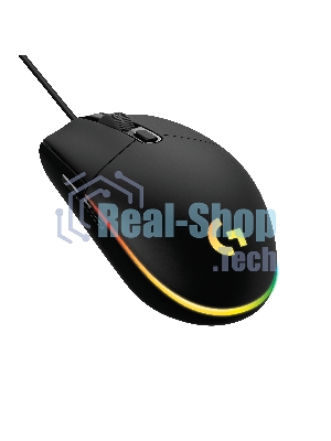 Мышь проводная Logitech G102 LIGHTSYNC черный, 8000 dpi, USB, кнопки - 6