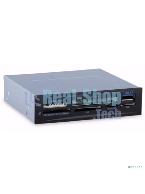 Кард-ридер ExeGate CR-611U3/черный/SD/SDHC/SDXC/MMC/microSD/T-Flash/CF/MS/MS micro/XD/USB 3.0/металл/пластик