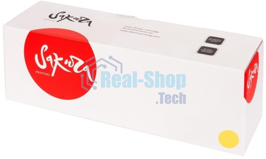 Картридж лазерный Sakura 106R03746 для Xerox, желтый, 16500 к.
