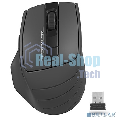 Мышь беспроводная A4Tech Fstyler FG30 серый, 2000 dpi, радиоканал, USB, кнопки - 5