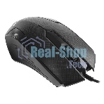 Мышь проводная Crown CMM-100 черный, 1000 dpi, USB, кнопки - 3