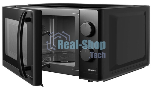 Микроволновая печь Centek CT-1571 черный, 20 л, 700 Вт, переключатели - поворотный механизм