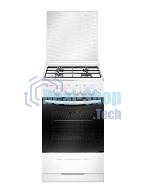 Плита газовая Gefest 3200-06 К2 белый, конфорок 4 шт, духовка 42 л, 50 см x 85 см x 57 см