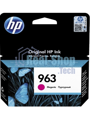 Картридж струйный HP 963 3JA24AE пурпурный (700 стр) для HP OfficeJet Pro 901x/902x