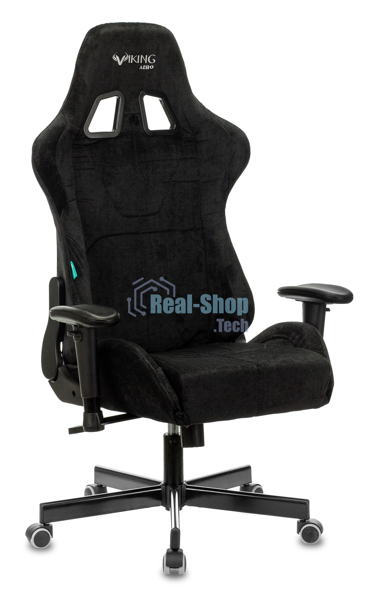 Кресло Бюрократ VIKING KNIGHT LT20 FABRIC черный, ткань, 120 кг, механизм качания