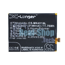 Аккумулятор CS-MX421SL BT42C для Meizu M2 Note 3.8V, 3100mAh, 11.78Wh