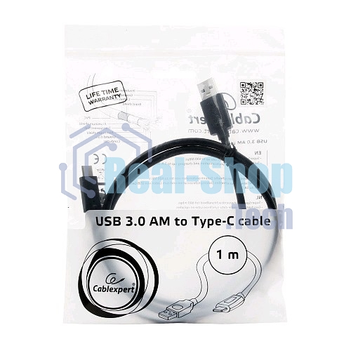 Кабель Cablexpert CCP-USB3-AMCM-1M Кабель USB3.0 AM/USB3.1TypeC, 1м