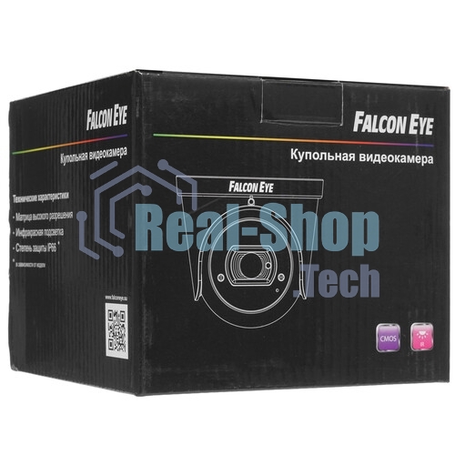 Видеокамера Falcon Eye FE-MHD-DV2-35 Купольная, универсальная 1080 видеокамера 4 в 1 (AHD, TVI, CVI, CVBS) с вариофокальным объективом и функцией 
