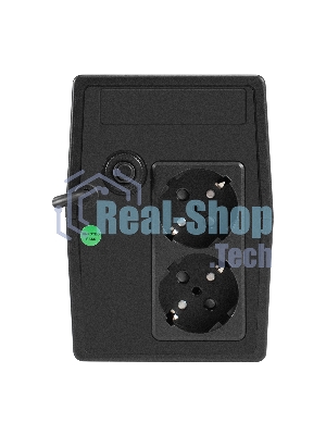 Источник бесперебойного питания ExeGate Smart LB-1000.LCD.AVR.2SH (1000VA/650W, LCD, AVR, 2*Schuko, батарея 12V 9Ah, черный)