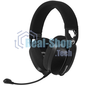 Гарнитура MARVO HG9086W Pulz 70W чёрный, беспроводная + проводная, радиоканал, до 10 ч, съёмный микрофон, подсветка, совместимость с PS5, Xbox