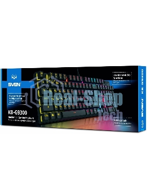 Клавиатура SVEN KB-G9300 проводная, USB Type-A, чёрный
