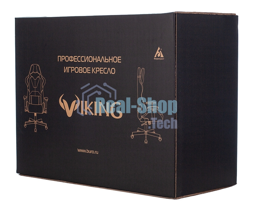 Кресло Бюрократ VIKING KNIGHT LT20 FABRIC черный, ткань, 120 кг, механизм качания