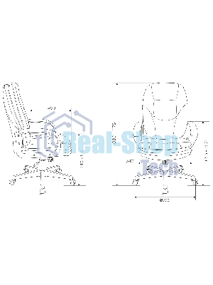 Кресло руководителя Бюрократ CH-868N Fabric черный Light-20, крестовина пластик