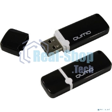 Флешка USB QUMO 64Gb USB 2.0 Optiva 02 Black, цвет корпуса черный (QM64GUD-OP2-black)