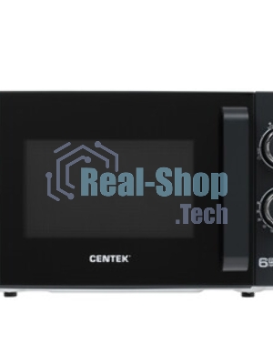 Микроволновая печь Centek CT-1583 темно-серый, 20 л, 700 Вт, переключатели - поворотный механизм