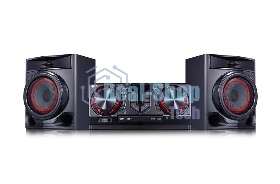 Мини-аудиосистема LG CJ44 черный 480Вт FM USB BT