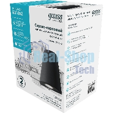 Светильник Gauss Sigma садово-парковый настенный архитектурный, 2xGU10, 125x88x156мм, 170-240V/50Hz, 2xMax.35W, IP54, 1/30