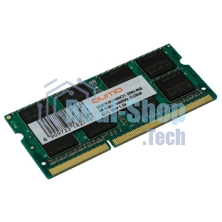Оперативная память Qumo, DDR3, 8GB (1x8GB), 1600MHz, CL11, SO-DIMM