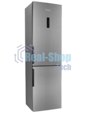 Холодильник Hotpoint HT 7201I MX O3 нержавеющая сталь двухкамерный 239/83 л морозилка снизу, No Frost
