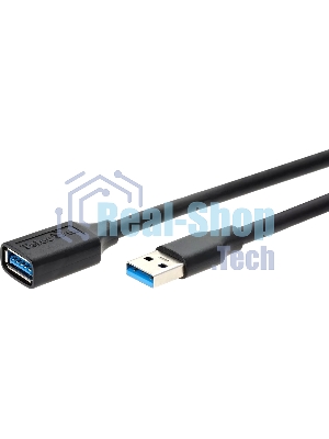 Кабель удлинительный USB3.0 Am-Af 1m Telecom черный (TUS708-1M)