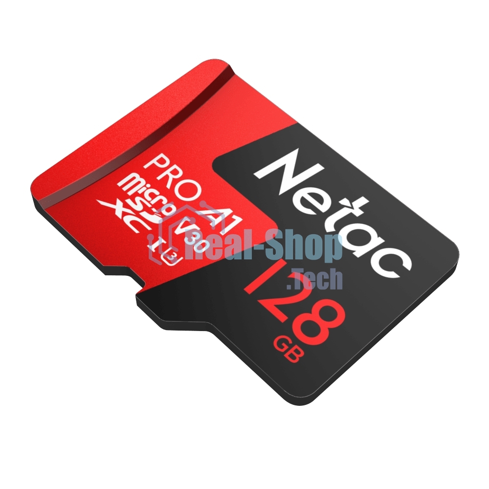 Флеш карта MicroSD card Netac P500 Extreme Pro 128Gb, retail version w/SD adapter