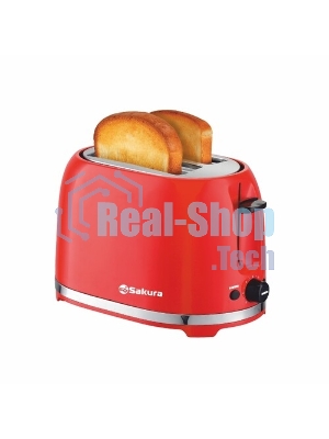 Тостер Sakura SA-7610BK черный, 850 Вт, 2 слота