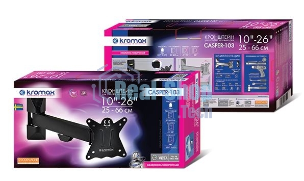 Кронштейн Kromax CASPER-103 черный, 10