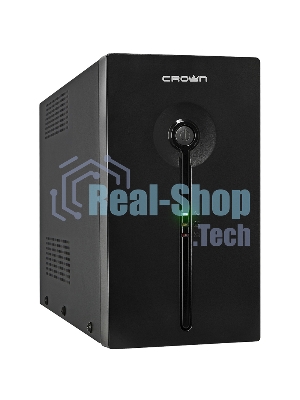 Источник бесперебойного питания Crown CMU-SP1200 COMBO USB/1200 ВА\720 Вт/2 х Euro + 4 х IEC-320 С13 с резервным питанием и фильтрацией, 1 х IEC-320 С13 Bypass