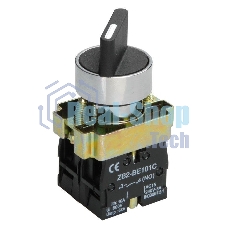 Переключатель LAY5-BD25 на 2 полож. черный I-O станд. ручка IEK BSW60-BD-2-K02