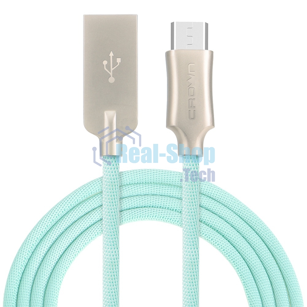 Кабель Crown USB - microUSB CMCU-3132M light blue