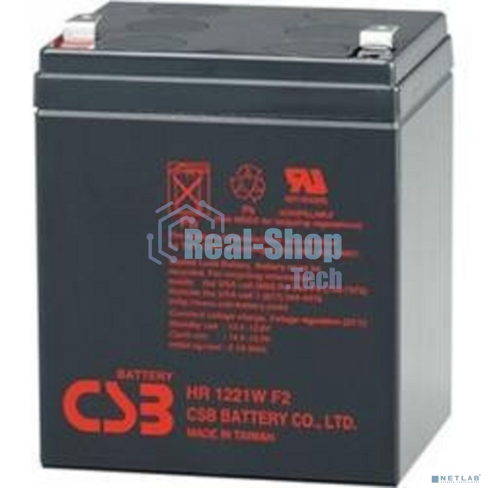 Батарея CSB HR 1221W (12V, 5Ah) F2