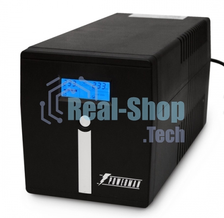 Источник бесперебойного питания Powerman Smart Sine 1500VA/1050W, 220V, Line-Interactive, LCD, Tower, Out: 4xShuko, черный*SmartSine1500