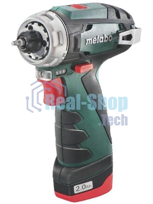 Дрель-шуруповерт Metabo PowerMaxx BS, 12 В, 2 Ач, 34 Нм, щеточный