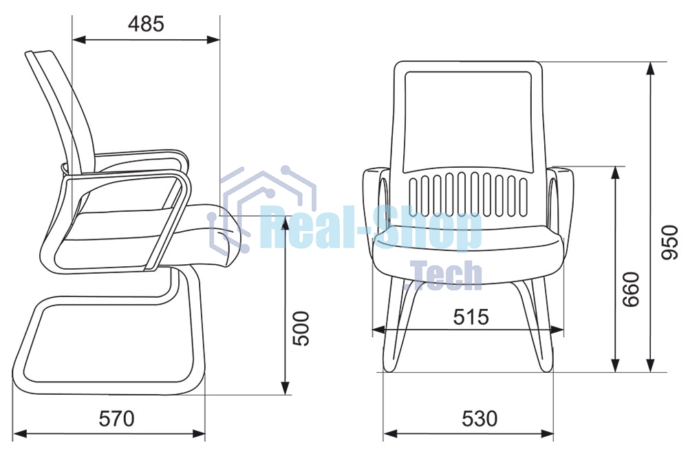 Кресло Бюрократ MC-209/B/TW-11 черный, сетка, 120 кг, механизм качания