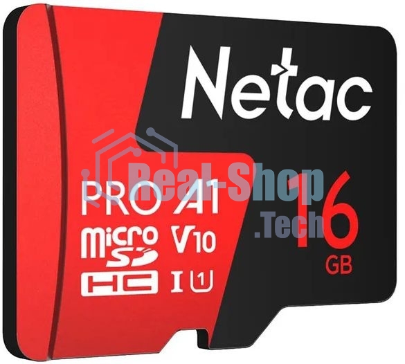 Флеш карта Netac MicroSD P500 Extreme Pro 16Gb, Retail version card only