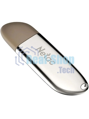 Флешка USB Netac U352 128Gb NT03U352N-128G-20PN, USB 2.0, с колпачком, металлическая