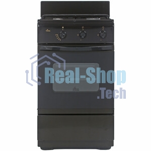 Плита газовая Flama CG 3202 B коричневый, конфорок 2 шт, духовка 30 л, 50 см x 85 см x 35 см