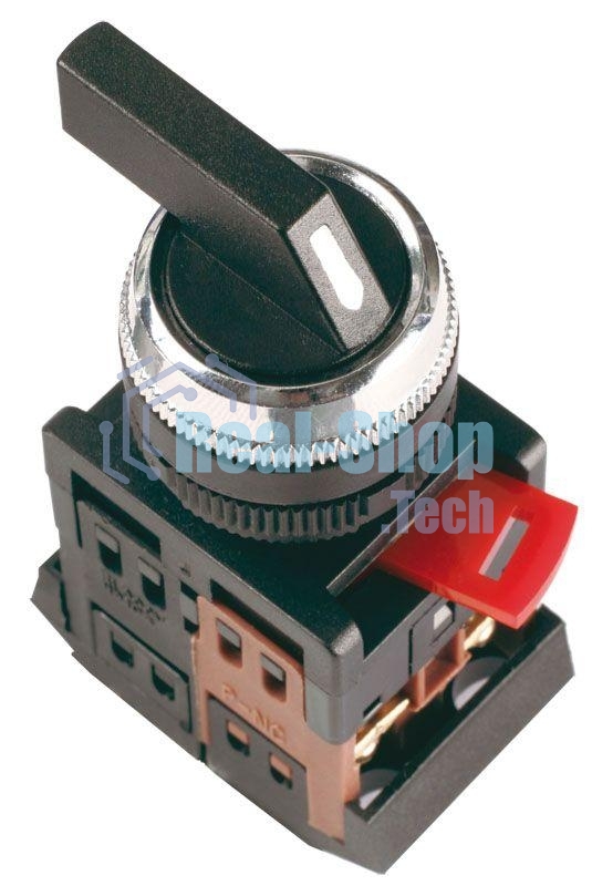 Переключатель ALCLR-22 на 3 полож. черный I-O-II 1з+1p IEK BSW10-ALCLR-3-K02