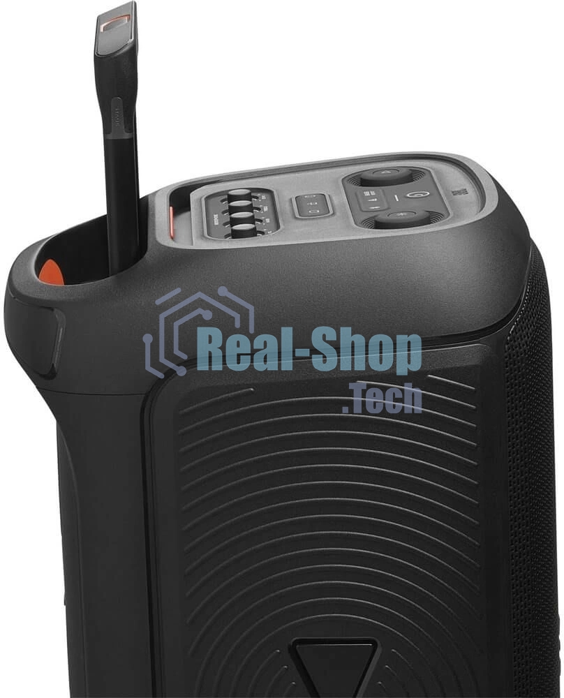 Портативная акустика JBL PartyBox Stage 320 (1.0 2 x 120 Вт, Bluetooth, AUX, USB, 6.3 мм jack, RGb подсветка, IPX4, JBLPBSTAGE320UK)
