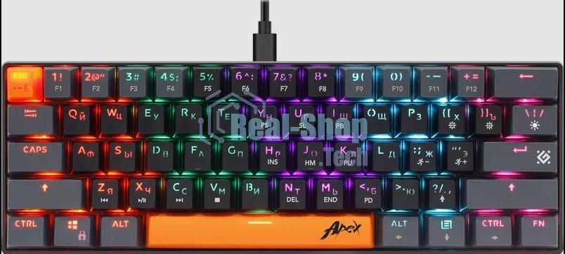 Клавиатура проводная Defender USB APEX GK-002 RU
