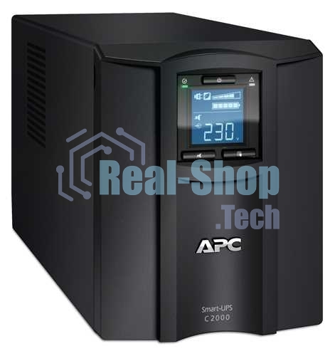 Источник бесперебойного питания APC Smart-UPS C SMC2000I/2000ВА/1300Вт/1 х IEC 320 C19 (компьютерная), 6 х IEC 320 C13 (компьютерная)